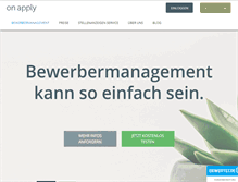 Tablet Screenshot of onapply.com